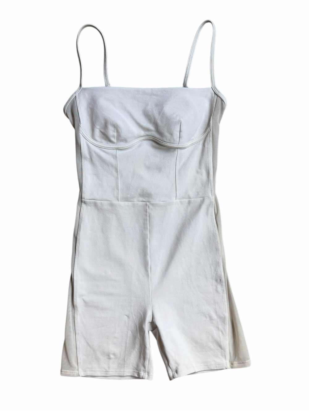 Alo Mesh Sides Athletic Bodysuit Romper Onesie